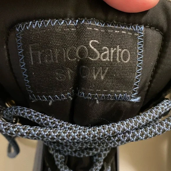 Franco Sarto Balinhike Suede Water Resistant Combat Boots Women’s Size 8.5 - Picture 8 of 10